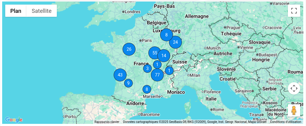 Votre cave sur carte interactive Ceci est une capture d'écran, cliquer pour voir l'écran suivant.